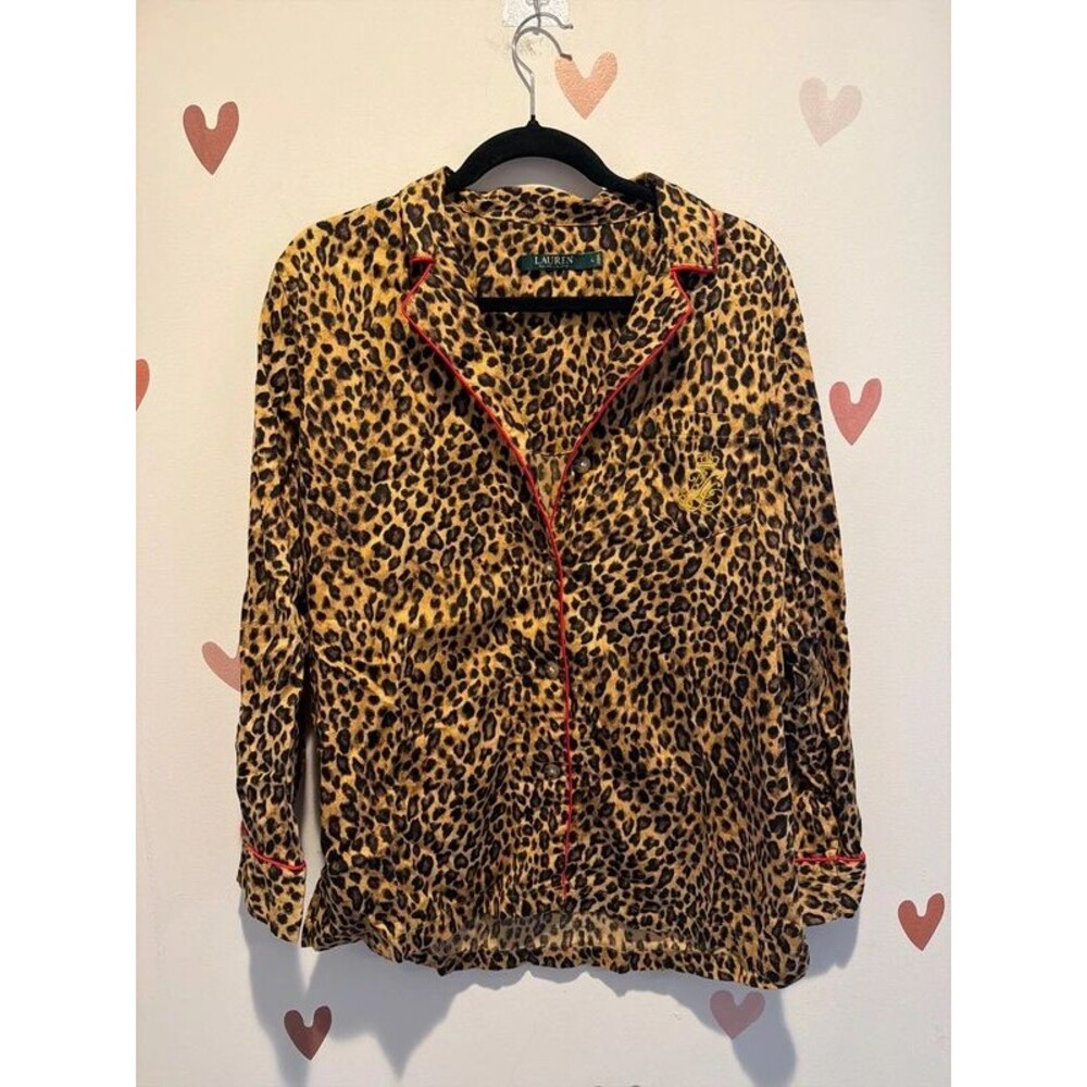 Leopard Ralph Lauren Top large